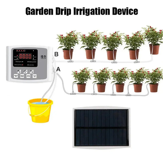 Dispositif d'irrigation goutte-à-goutte intelligent à double pompe. - AMANE