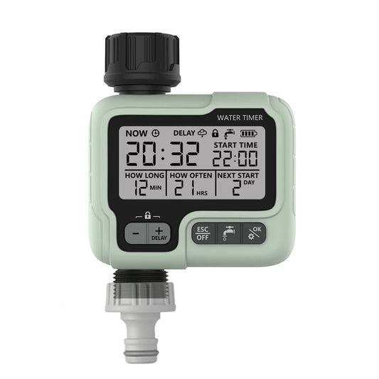 Minuterie d'eau automatique HCT-322, Machine d'irrigation numérique de jardin, arroseur Intelligent utilisé en extérieur pour économiser de l'eau et du temps AMANE